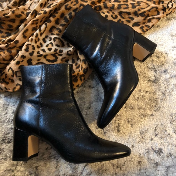Zara Shoes - ZARA REAL LEATHER HEELED BOOTIES - NEW SEASON